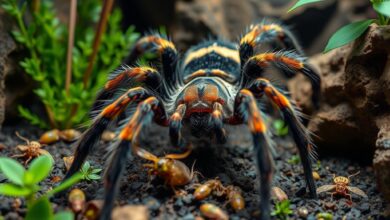 Alimentación en Cautiverioa tarántula