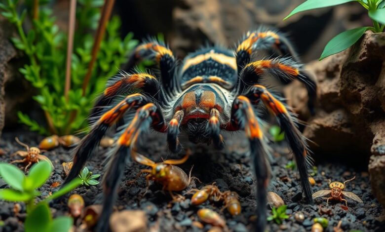 Alimentación en Cautiverioa tarántula