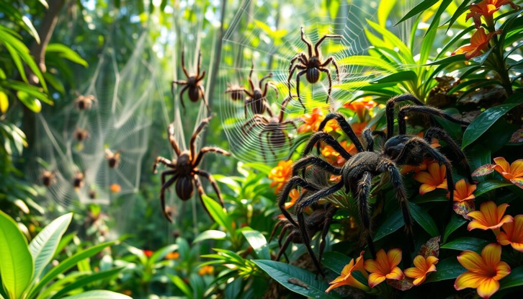 Amazon rainforest spiders