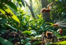 Analysis of the different hunting strategies used by tarantulas.