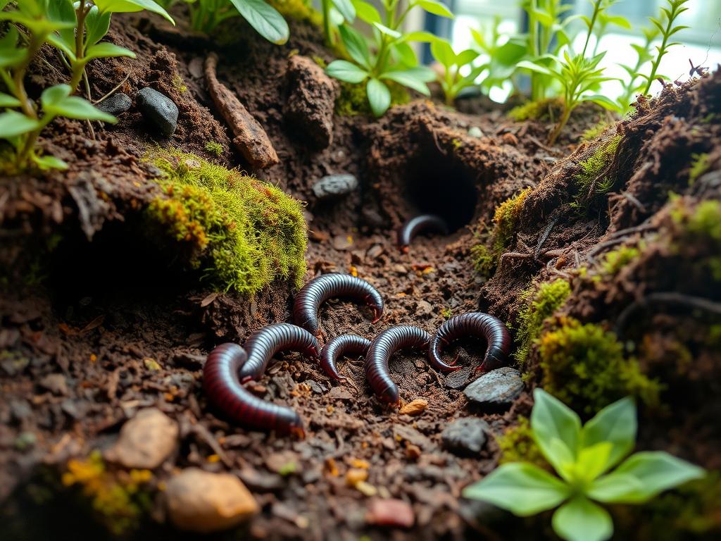 Burrowing Millipedes