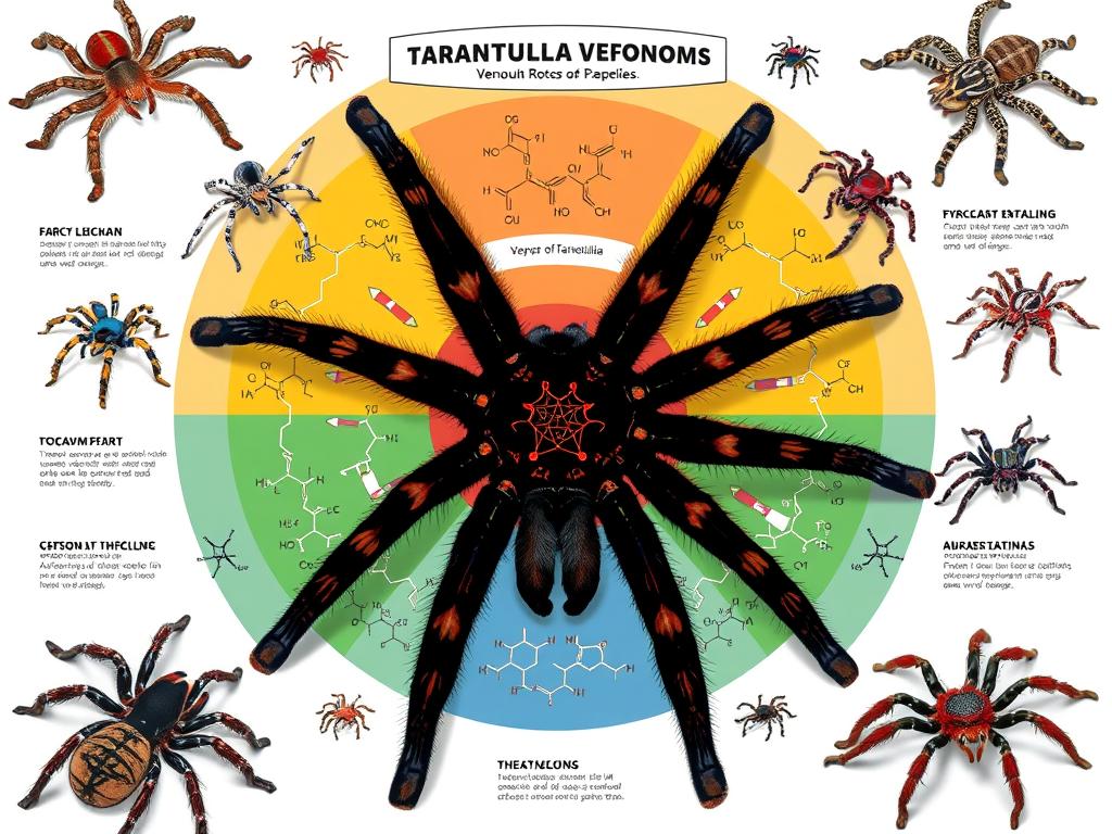 Composición química del veneno de tarántula