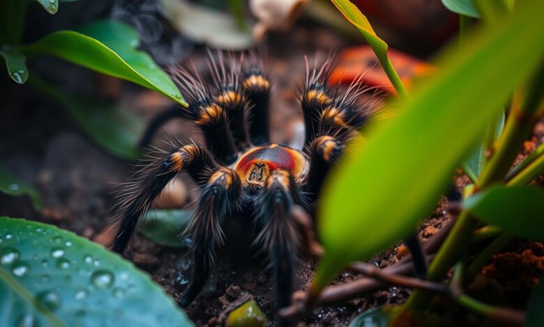 Condiciones Óptimas para el Apareamiento de las tarantulas