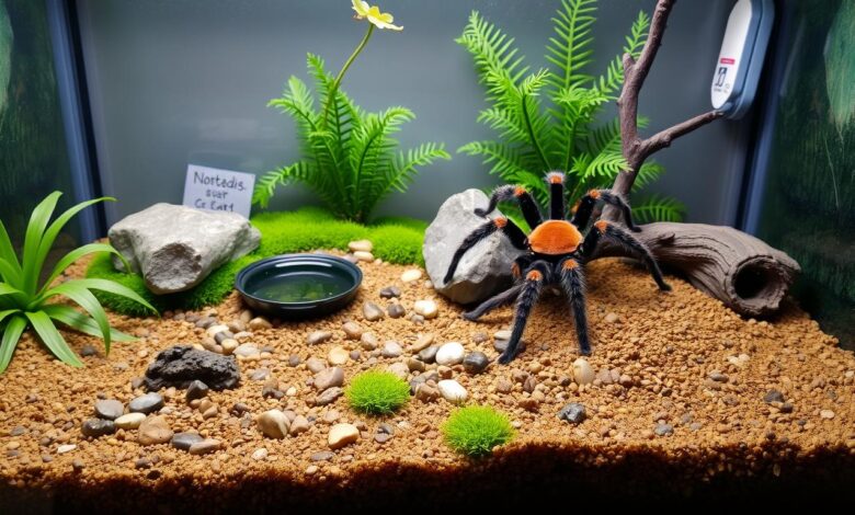 DIY tarantula terrarium