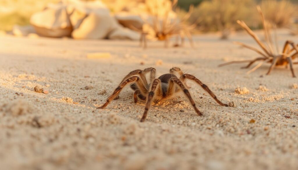 Desert-dwelling tarantula