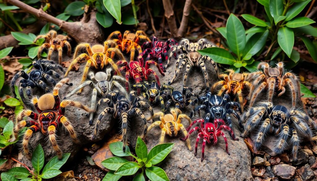 Diversity of tarantula species