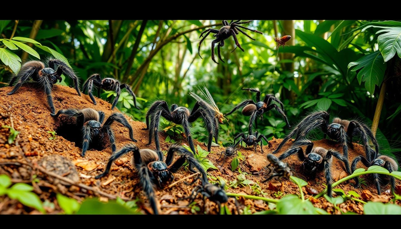 Tarantula Riddle Diferentes estrategias de caza de tarántulas para capturar distintos ...