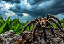 How climate and environmental conditions affect tarantula behavior.