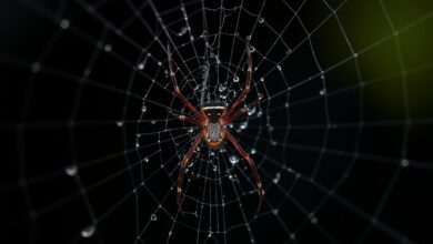 How strong is a black widow spider web?