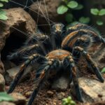 How tarantula behavior changes when kept in captivity.