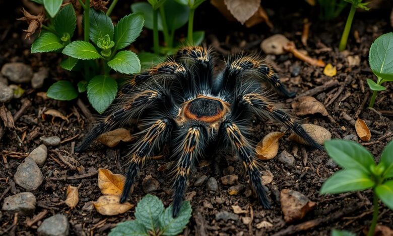 How tarantulas interact with their environment