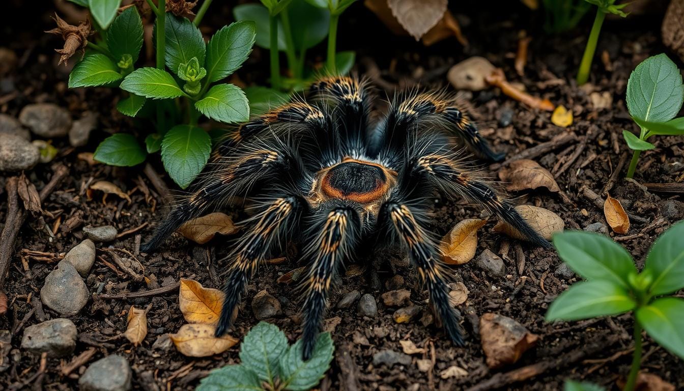 How tarantulas interact with their environment and the factors that ...