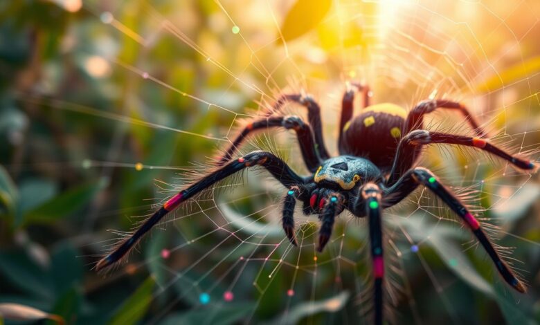 How tarantulas use chemical signals to communicate.