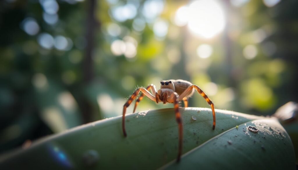 Hunting spiders