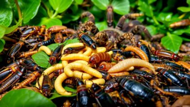 Insectos como Alimento de las tarántulas