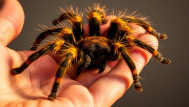 Is it safe to let a tarantula crawl on you?