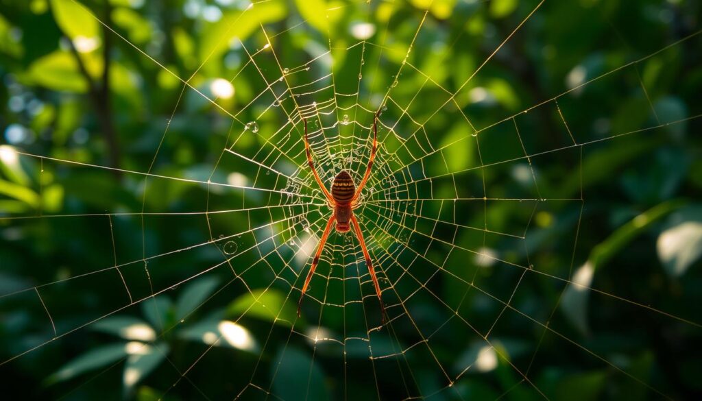 Nephila spider web