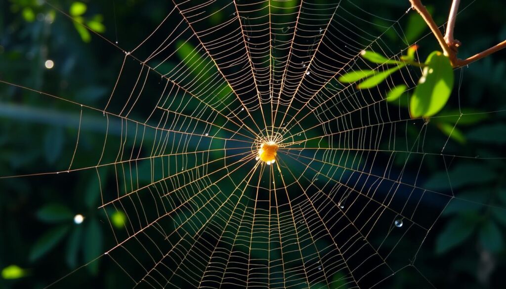 Nephila spider web