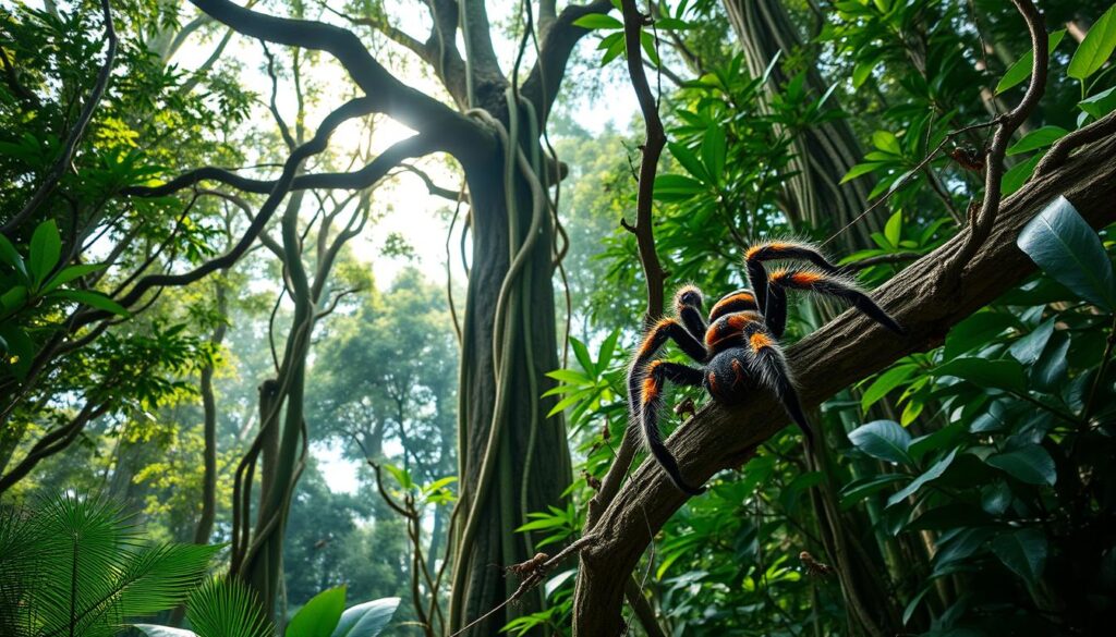 Poecilotheria tarantula arboreal habitat