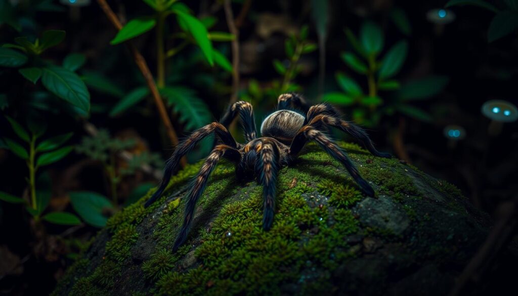 Solitary tarantula