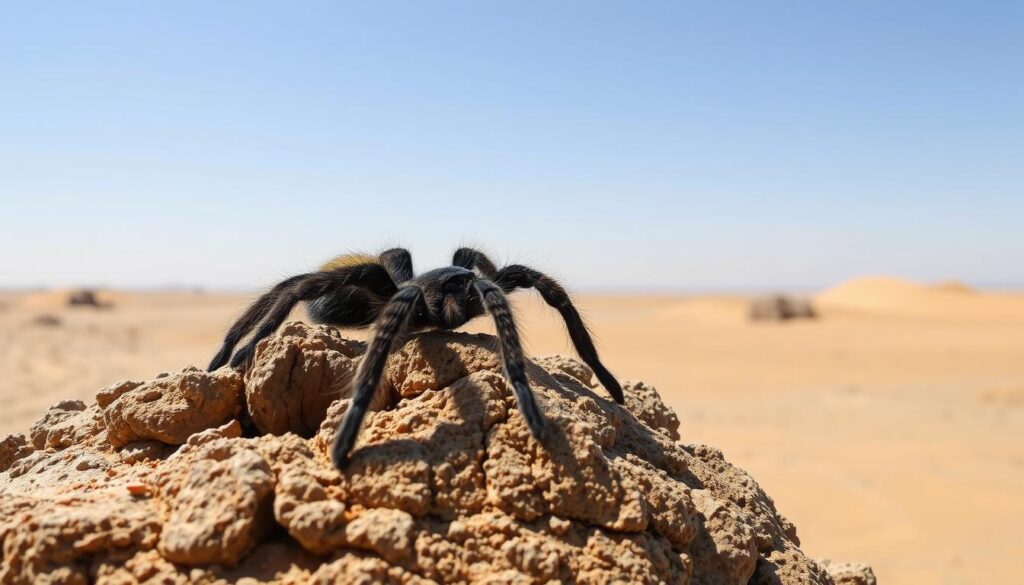 Solitary tarantula