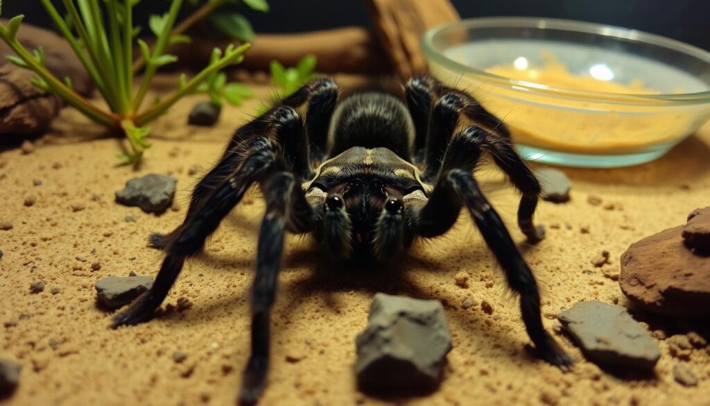 Stressed tarantula