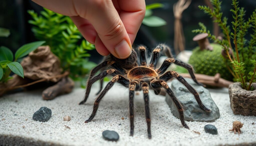 Tarantula Rehousing