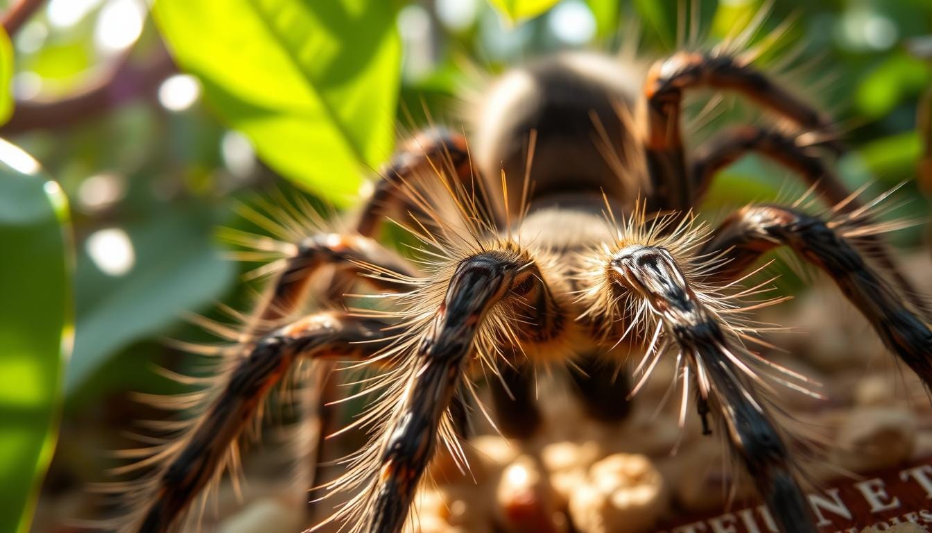 Strategies tarantulas use to escape dangerous situations