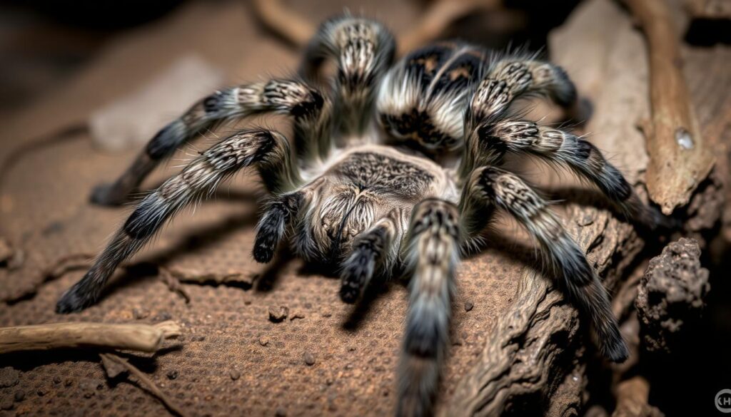 Tarántula en periodo de ayuno