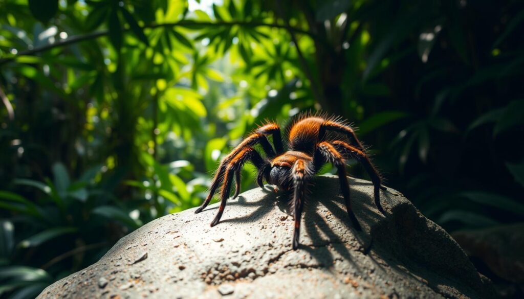 Tarantula in its natural habitat