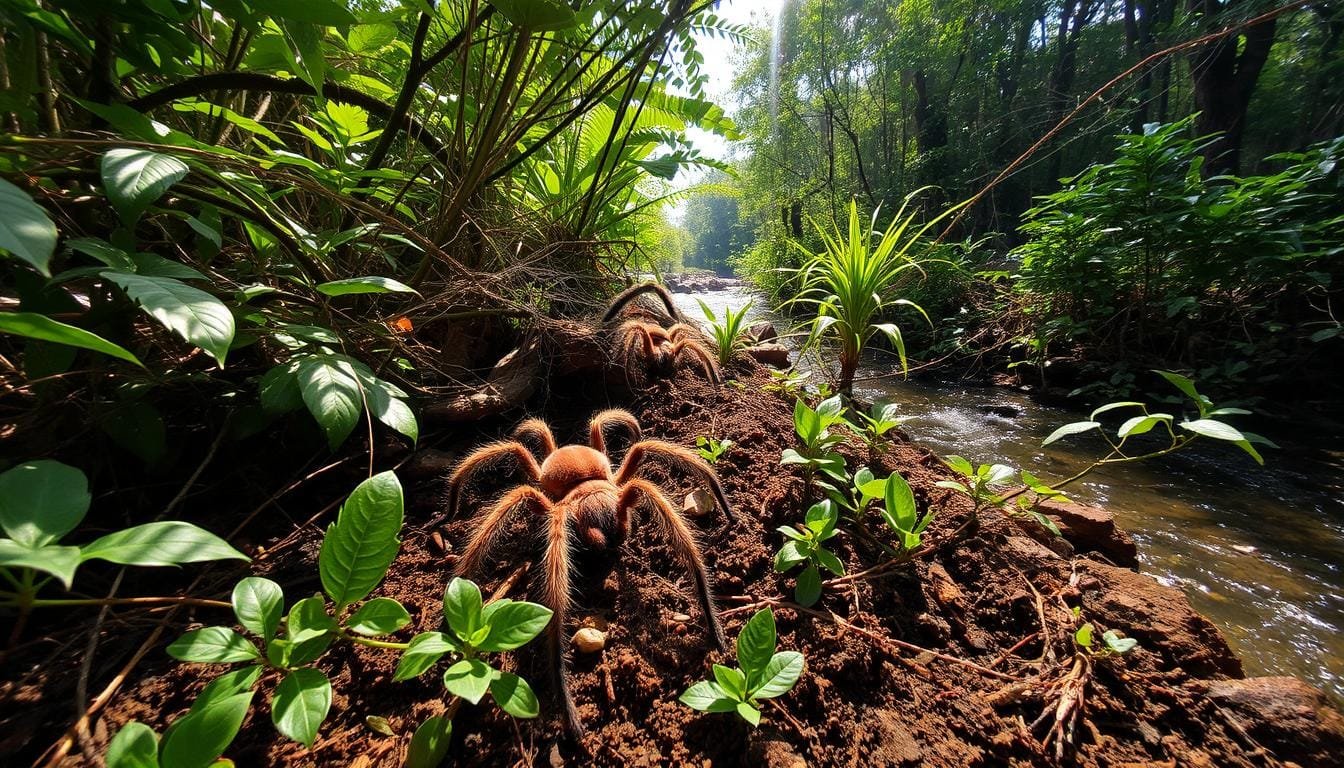 Micro Tarantulas Importance of watersheds as habitat for tarantulas