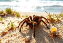 Tarantulas in coastal regions