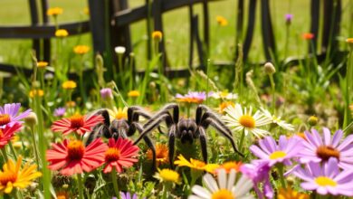 Tarantulas in rural environments