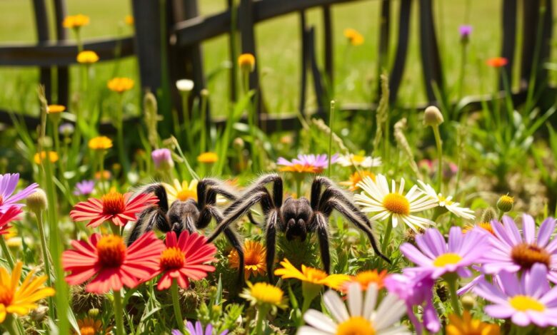 Tarantulas in rural environments