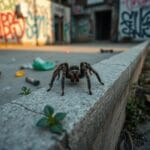 Tarantulas in urban environments