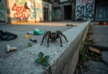 Tarantulas in urban environments