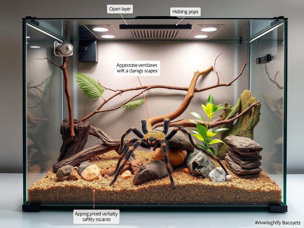 Terrarium Size for Tarantulas