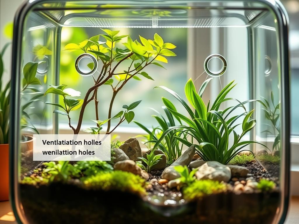 Terrarium ventilation