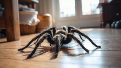 What do you do if you have a tarantula in your house?