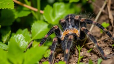 What happens if you disturb a tarantula?