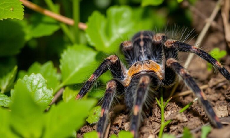 What happens if you disturb a tarantula?