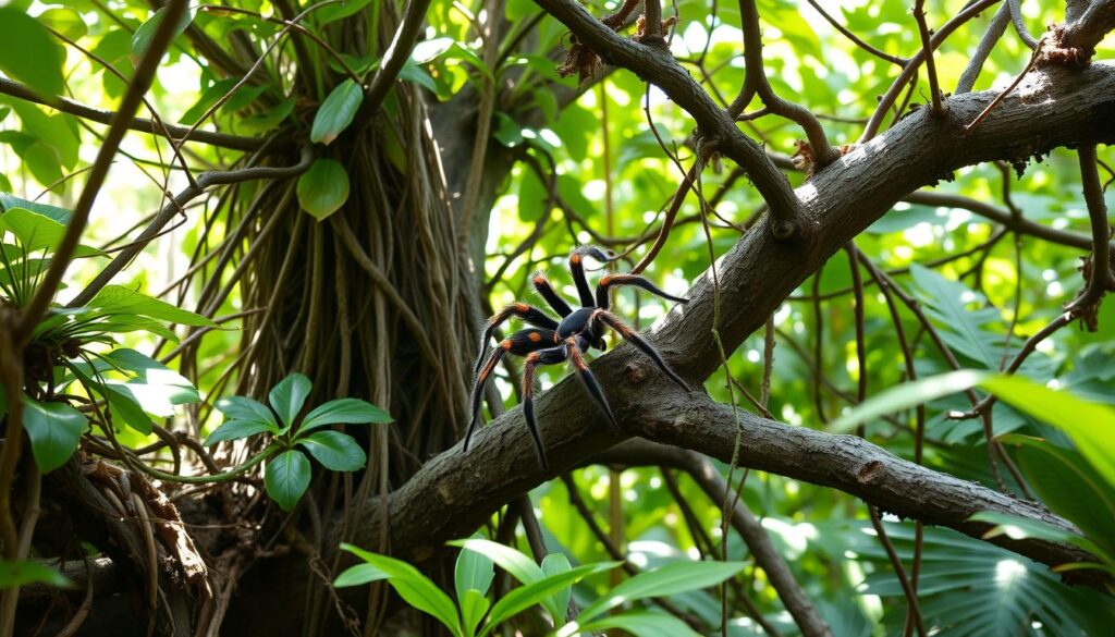 arboreal tarantula environment