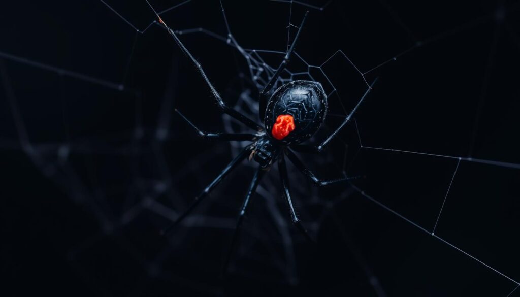 black widow spider