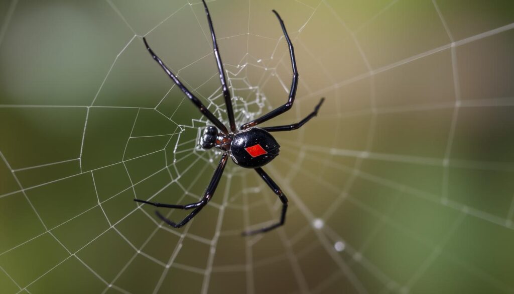 black widow spider