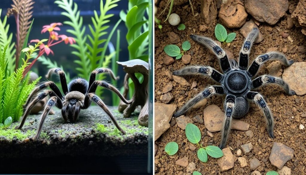 captive vs wild tarantula growth