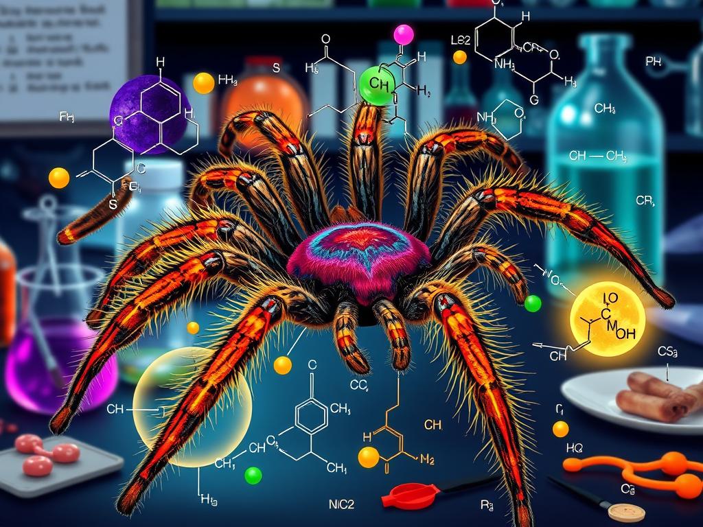 composición química veneno tarántula