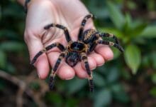 handling tarantula