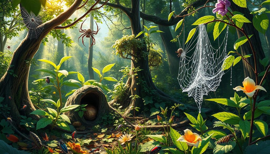 spider habitats