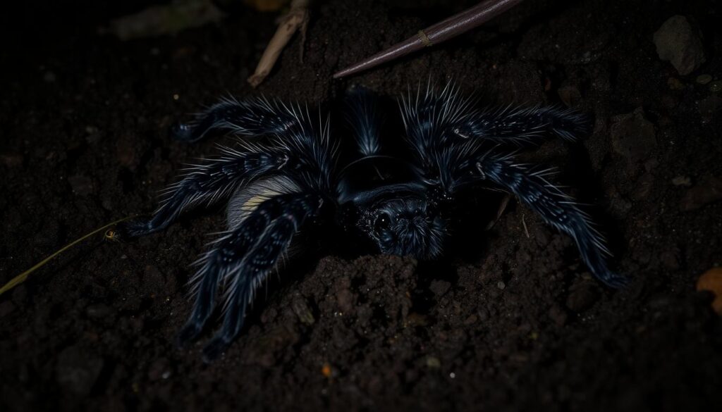 tarantula burrowing