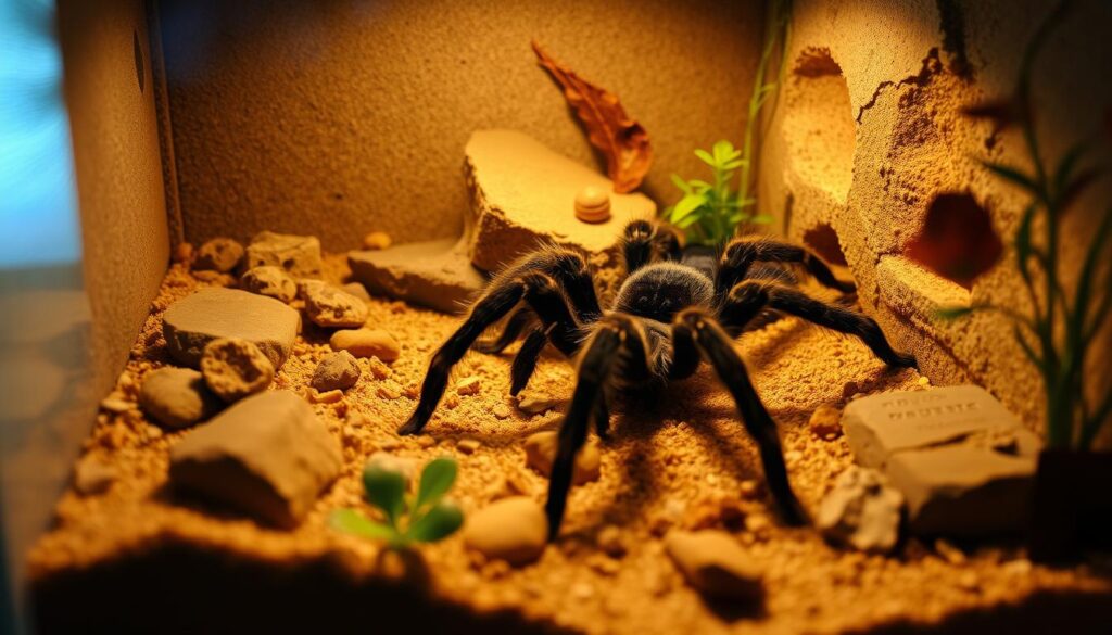 tarantula habitat lighting